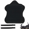 PRIEDUŠNÁ PODUŠKA NA SEDENIE MOTOCYKLA S ODPRUŽENÍM 38.5*32 CM, ČIERNA