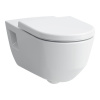 LAUFEN Pro Liberty bezbariérové závesné WC Rimless s hlbokým splachovaním, 360 x 700 mm, biela, H8219600000001