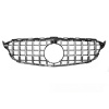Mercedes triedy C W205/S205 2014-2021 - Predná maska ​​čierna s chrómom