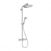 Hansgrohe Croma Select S, Showerpipe 280 1jet EcoSmart 9 l/min s termostatom, chróm, HAN-26794000