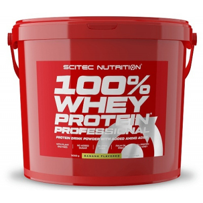 Scitec Nutrition Scitec 100% Whey Protein Professional 5000 g - jahoda/biela čokoláda