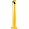 Výstražné stĺpiky 2ks Čierno-žlté 17,00KG Zváraná oceľová konštrukcia
