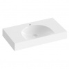 Ravak Lite Umyvadlo 80x45 cm s otvorem, bílá XJX01280004