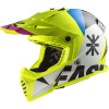 Prilba LS2 MX437 Fast Evo HEAVY WHITE H-V YELLOW Veľkosť: XXXL (65-66 cm)