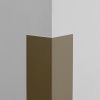 VMBal Plastová ochrana rohu LUX - SVETLÁ ČOKOLÁDA - 25 x 50 mm x 1,5 m - štandard