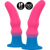 MYTHOLOGY - dildo s prísavkou, vyrobené z tekutého silikónu PREMIUM, veľkosť M