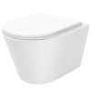 Rea Tito wc misa s pomaly sa sklápajúcim sedadlom závesné bez oplachovacieho kruhu biela lesklá REA-C6800