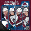 JF Turner Kalendář Colorado Avalanche NHL 2025 Wall Calendar
