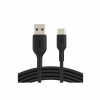 Belkin USB-C kabel, 2m, černý (CAB001bt2MBK)