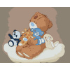 Vymalujsisam.sk Maľovanie podľa čísiel - Plyšové medvedíky Veľkosť: 40x50cm, Rám: Bez rámu, iba zrolované plátno