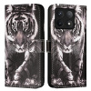Peňaženkové 3D puzdro na Xiaomi 14T - Čierny a Biely Tiger
