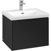 VILLEROY & BOCH Subway 3.0 závesná skrinka pod umývadlo, 1 zásuvka, 572 x 478 x 429 mm, Volcano Black, C57701VL