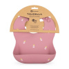 PETITEMARS PETITE&MARS Podbradník silikónový Take&Match Rose Princesses 6m+