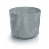 PROSPERPLAST Kvetináč TUBO BETON EFFECT 12,8cm sivý