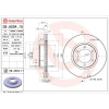 BREMBO Brzdový kotúč BREMBO 09.A204.11