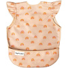 Tiny twinkle zástěrka s bryndákem s volánky L Modern Floral Boho Rainbow