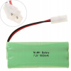 Nabíjateľná batéria Ni-Mh 7,2 V 1800 mAh 6 článkov typu AA – Tamiya KET 2P konektor