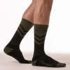 Locker Gear LK1103 Padlock Knee High Socks Khaki, pánske bavlnené podkolienky