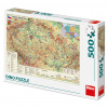 Dino Puzzle Mapa České republiky 500 dielov
