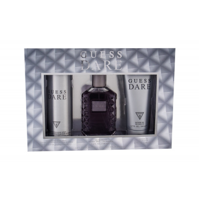 GUESS Dare, toaletná voda 100 ml + dezodorant 226 ml + sprchovací gél 200 ml pre mužov