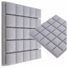 Akustický panel Bitmat konvexná kocka sivá 50x50 cm 5 cm