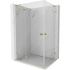 Mexen Lunar L Duo sprchová kabína otváracia ľavá 120 x 95 cm, transparentná, zlatá - 834L-120L-095P-50-00