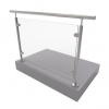 EKOfence Sklenené zábradlie, 1504x1000mm, VR 14447