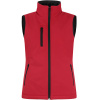 CLIQUE Vesta Padded Softshell Vest Women, dámská COT67095900401-red S Červená