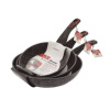 Jata set gratinovaných pánví SF3 18 cm 22 cm 26 cm (Sada pánví JATA SF3182226)