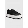Tenisky Calvin Klein Jeans BOLD PLATF LOW LACE MIX IN MTL čierna farba, YW0YW01471 EUR 40