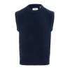 Firetrap Crew Neck Sleeveless Sweater Vest Men Navy L