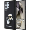 Zadný Kryt Karl Lagerfeld pre Samsung Galaxy S24 Ultra čierny
