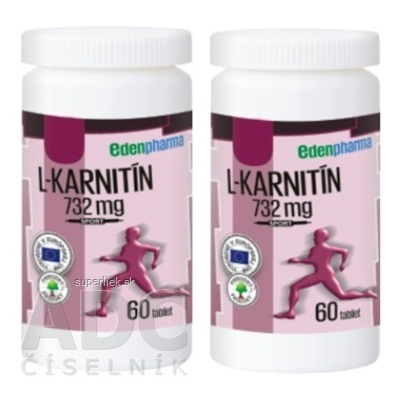 EDENPharma L-KARNITIN 732 mg DUOPACK tbl 2x60 ks (120 ks), 8588003584663