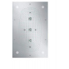 HansGrohe Raindance - Horná sprcha 680x460 mm Air 3jet s osvetlením, chróm 28418000