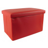 MAKRO - Taburetka s úložným priestorom 30x49x31cm, koženka
