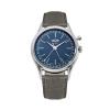 Vulcain Cricket President 39 mm - modré - Grey + 5 rokov záruka a darček ZADARMO