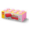 LEGO® úložný box 25 x 50,2 x 18,1 cm světle ružová