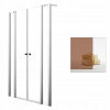 Sprchové dvere - Eos II DWD 150 dvere do sprchy hnedé (Sprchové dvere - Eos II DWD 150 dvere do sprchy hnedé)