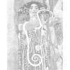 ZUTY Bodkovanie - HYGEIA (G. KLIMT) Rámovanie: vypnuté plátno na rám, Rozmer: 40x50 cm