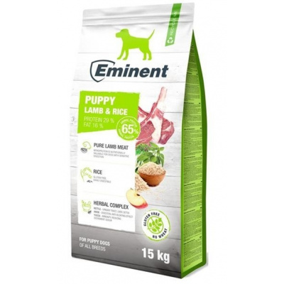 Eminent Dog Puppy Lamb & Rice 15 kg