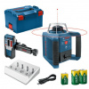 BOSCH GRL 300 HV, v kufri L-BOXX 238 s dvoma akumulátormi 1,2V HR20 (D) 9Ah a prijímačom LR 1 - 060106150