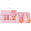 Baylis & Harding Jojoba, Vanilla & Almond Oil sprchový gél 300 ml + sprchový krém 300 ml + telové mlieko 200 ml + huba na umývanie 1 ks + kozmetická taška dámska veľká 1 ks + kozmetická taška dámska m