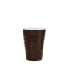 WIMEX Kávový pohár (PP) hnedo/biely O70mm 180ml [15 ks]