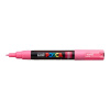 POSCA PC-1M popisovač, šírka stopy 0,7mm, okrúhly hrot, ružový (13)