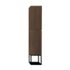 Swiss aqua technologies Koupelnová skříňka vysoká SAT B-Way 30x133x35 cm ořech mat BWAY35NUTF