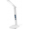 STREND PRO Lampa Strend Pro, stolná, LED, bezdrôtové nabíjanie, voľba intenzity svetla, s displejom, hodiny, budík, teplomer, 4 W, biela