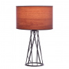 ACA DECOR Stolová lampa ACACIA, tmavé drevo
