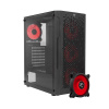 White Shark BULLET BLACK, PC CASE + 4 Fan DASH, černá (GCC-2302)