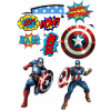 CUKROVÁ TLAČ Opłatek na Tort Cukrová hmota KAPITÁN AMERIKA AVENGERS 2