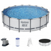 BESTWAY Steel Pro Max Bazén 488 x 122 cm, kartušová filtrácia 5612Z